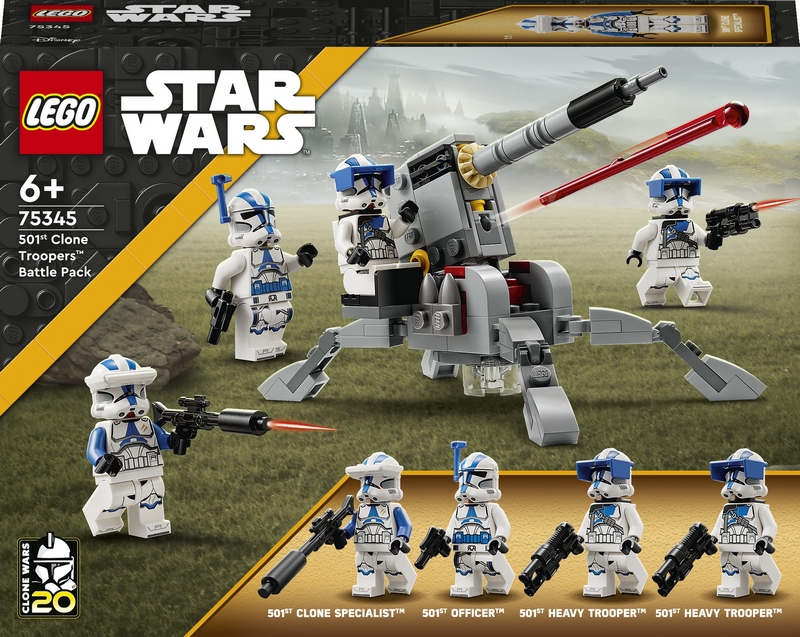 LEGO Star Wars 75345 Zoelderjere Bojový balíček 501. klonových vojakov
